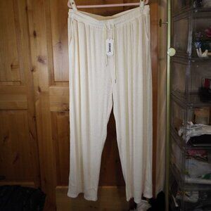 Coofandy White Bell Bottom Pants size XXL NWT